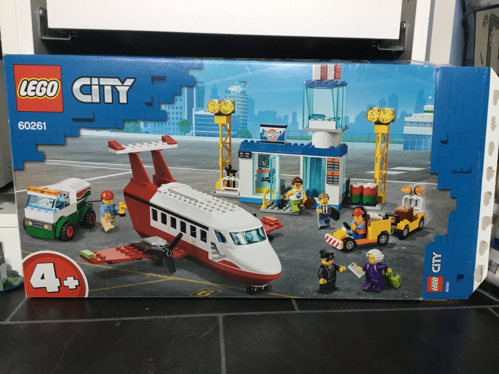 LEGO CITY luchthaven met vliegtuig, Ophalen, City, Inclusief instructies, Lego