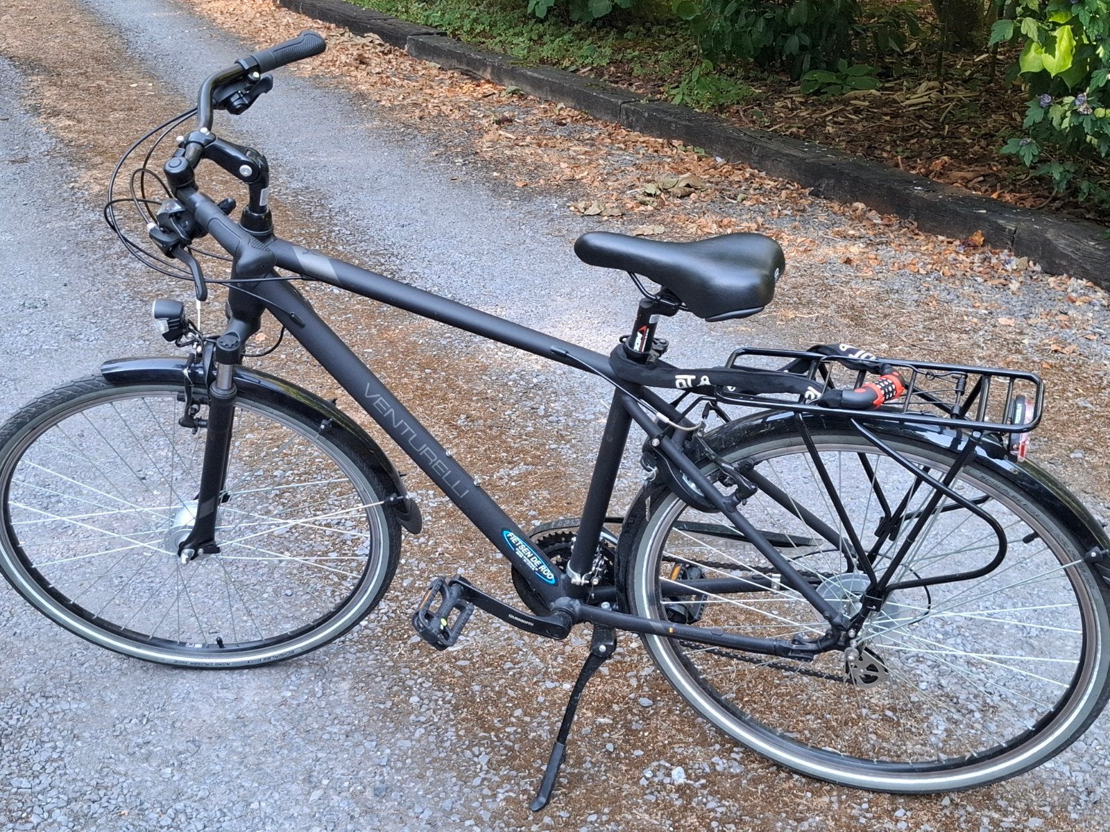 herenfiets merk venturelli, Enlèvement, Comme neuf, Plus de 20 vitesses, Frein à disque