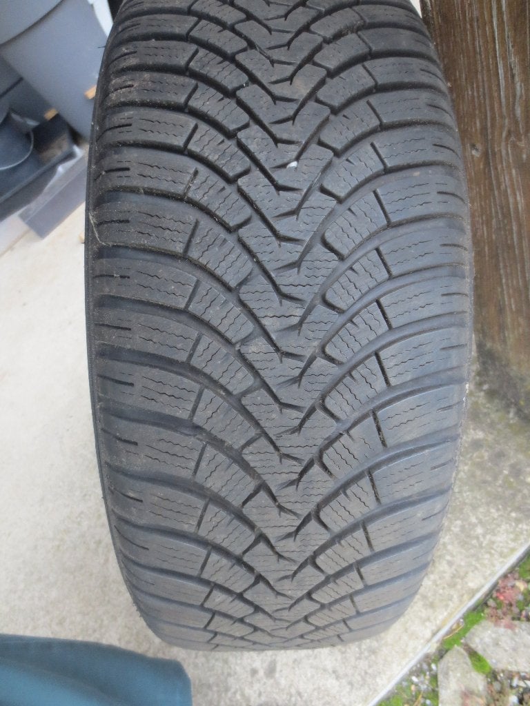 Verkoop gemonteerde aluminium wintervelgen, Ophalen, Gebruikt, 16 inch, Banden en Velgen