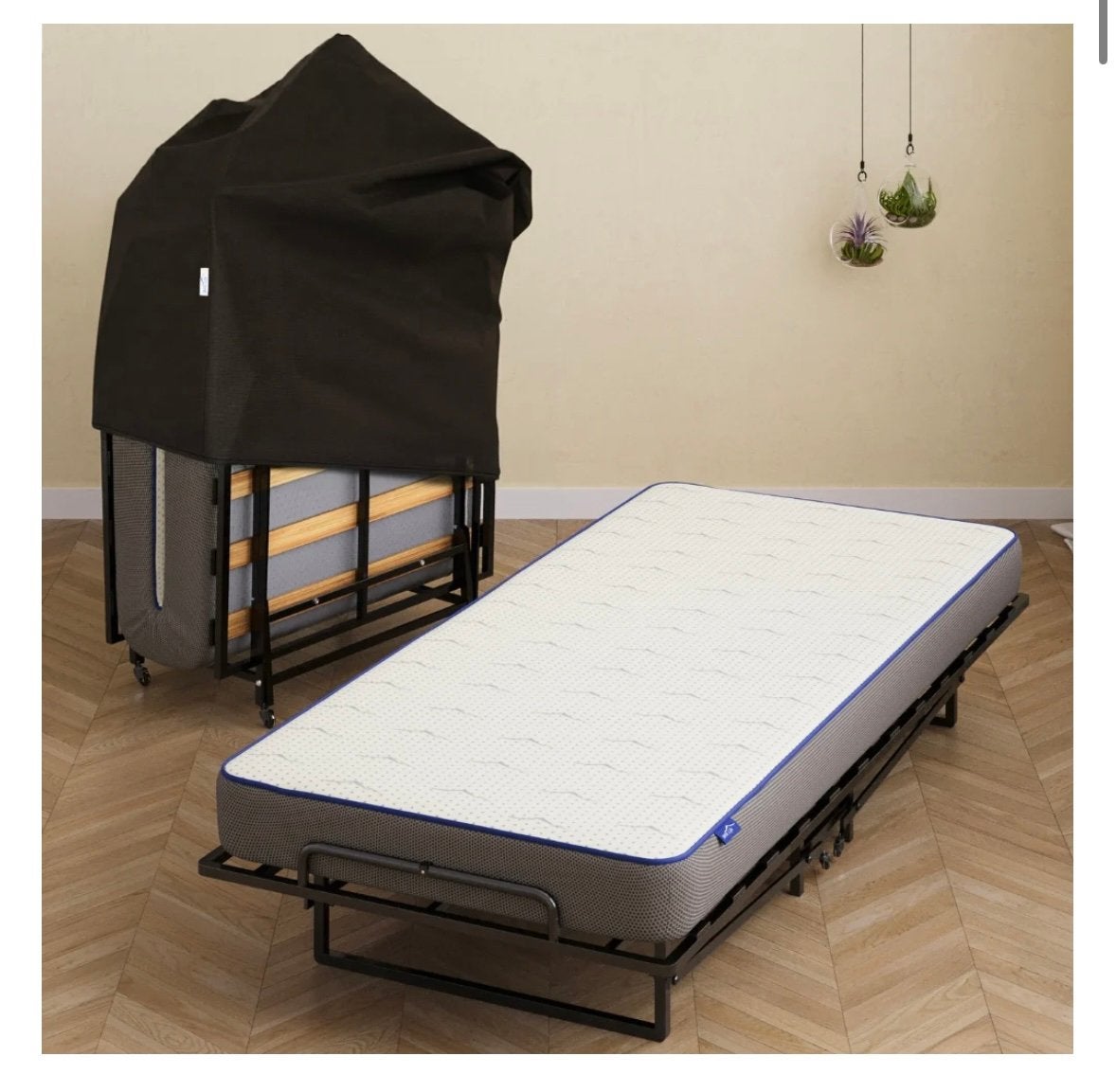 Lit pliable « neuf dans l'emballage », Neuf, 90 cm, Une personne, Enlèvement