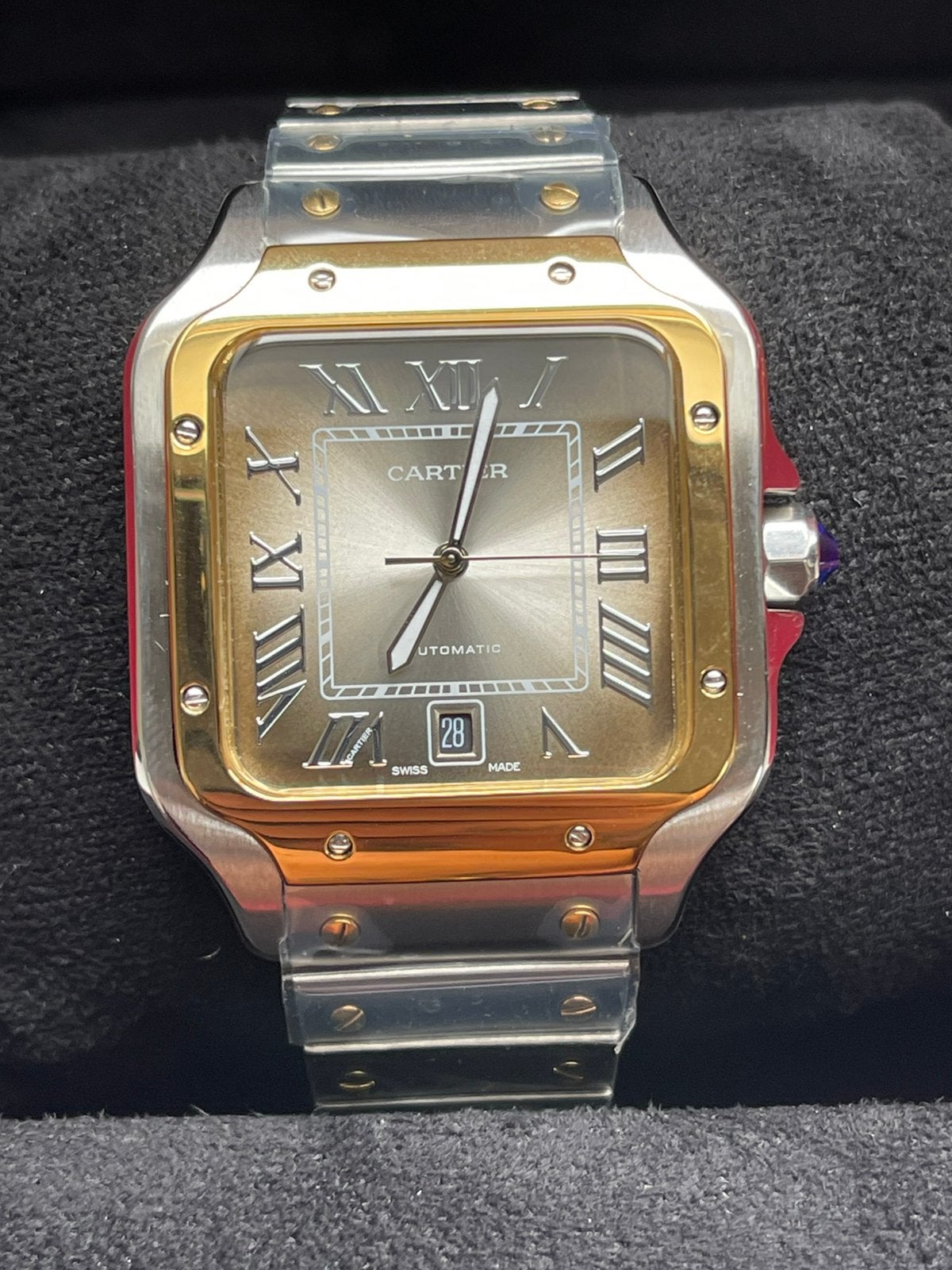 Cartier, Handtassen en Accessoires, Ophalen, Nieuw, Grijs