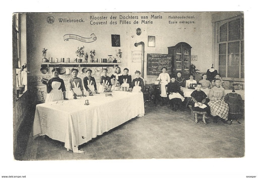 willebroek klooster der dochters van Maria,huishoudschool, Ophalen of Verzenden, Gelopen, Antwerpen