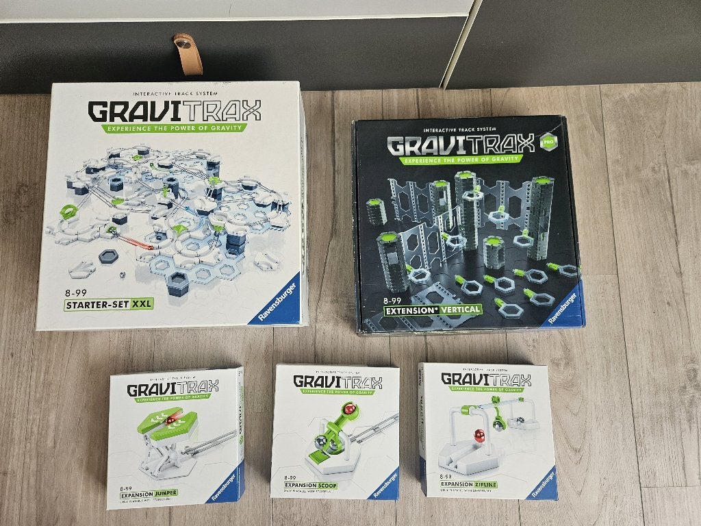 Gravitrax starterset XXL + Vertical Pro + 3 uitbreidingen, Ophalen of Verzenden, Bouwen