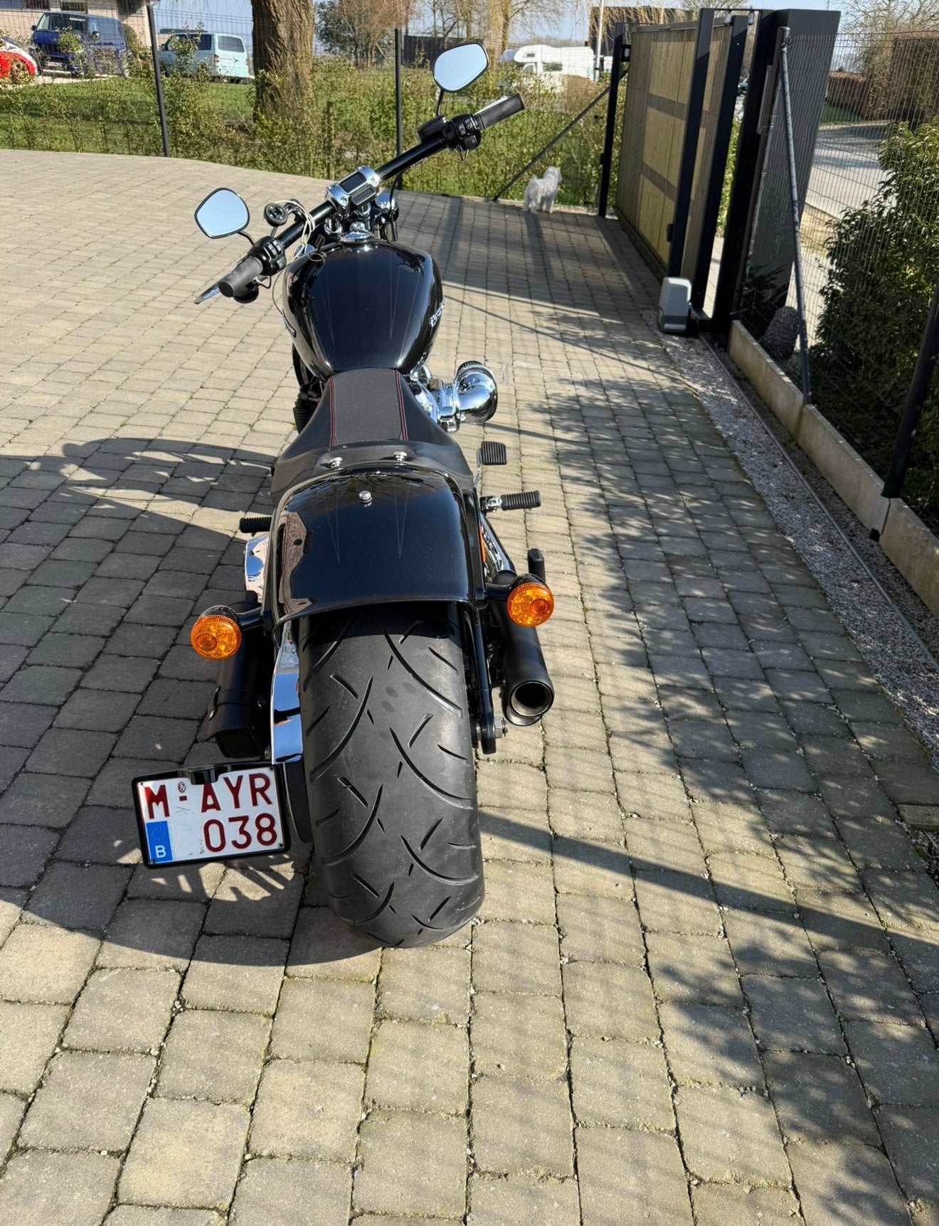 Zeer mooie Break out Harley Davidson, Motos, Particulier, Éclairage LED