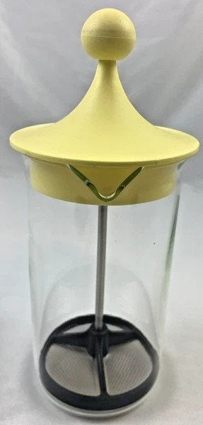 Handmatige melkopschuimer glas voor cappuccino maker 3-kops, Huis en Inrichting, Verzenden, Zo goed als nieuw, Overige merken
