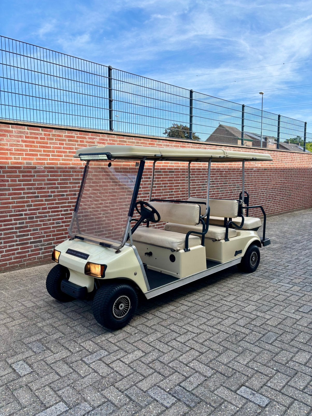 Prachtige Benzine Clubcar Villeger 6P Golfkar, Sport en Fitness, Golf, Ophalen of Verzenden, Zo goed als nieuw, Golfkar