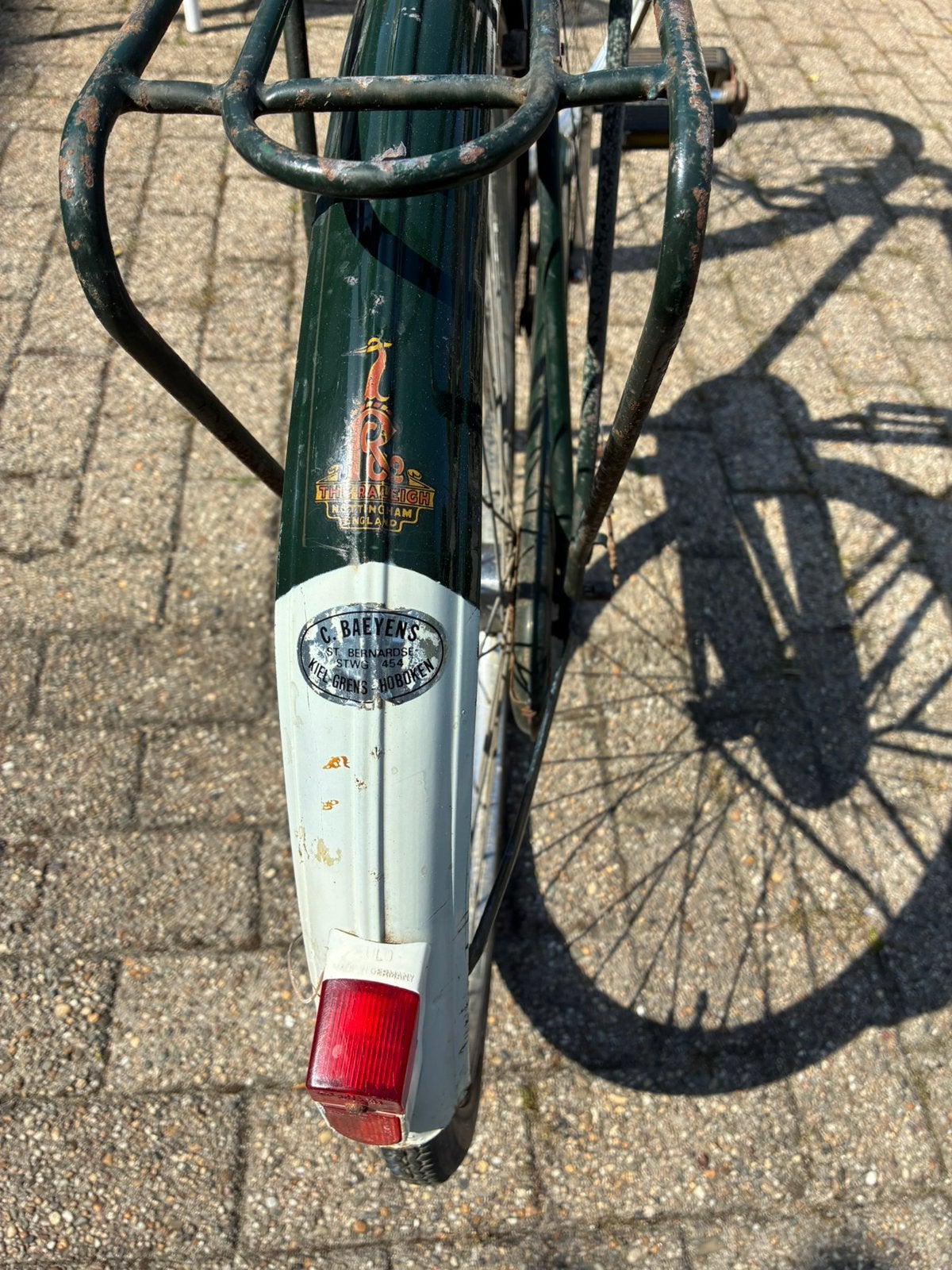 Originele oude raleigh, Ophalen, Velgrem, Versnellingen, 53 tot 56 cm