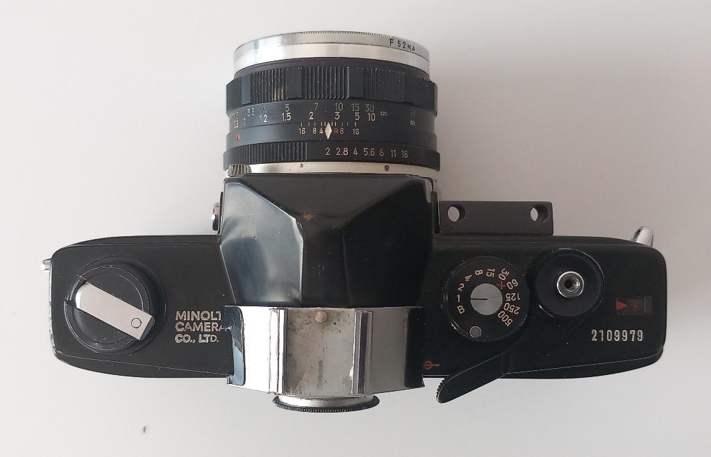 Minolta SR-1 version noir, Audio, Tv en Foto, Fotocamera's Analoog, Ophalen of Verzenden, Gebruikt, Spiegelreflex, Minolta