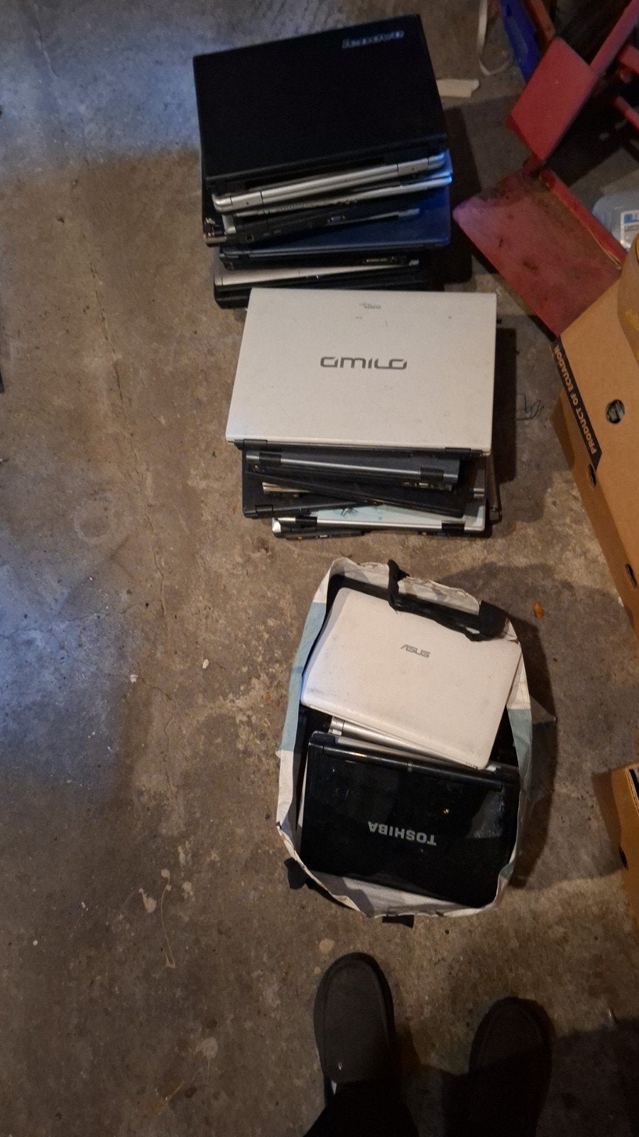 lot de 37 pc portable pour pièces, Enlèvement