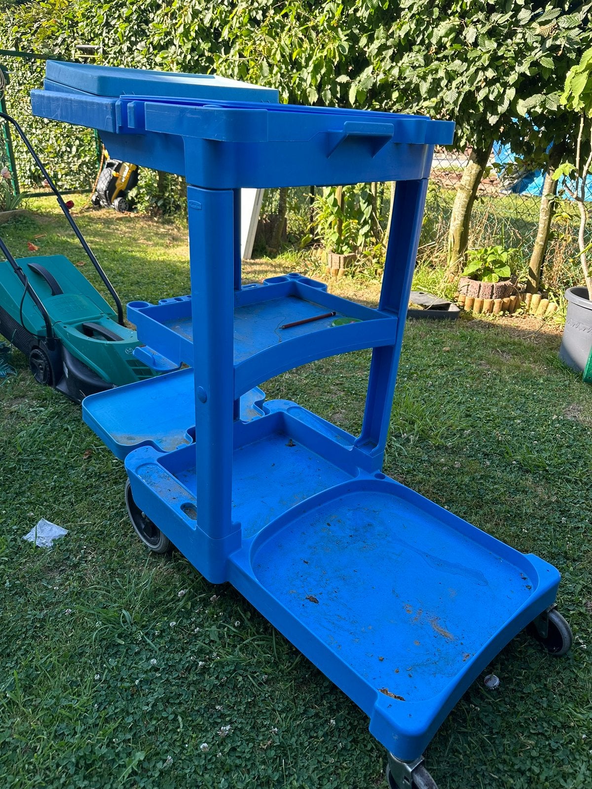Chariot de nettoyage professionnel à vendre, 80 à 100 litres, Enlèvement, Utilisé, Chariot de transport
