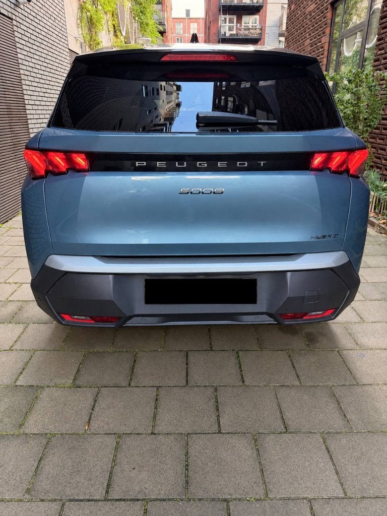 Peugot 5008 1.2 Hybrid 145 GT Automaat - 7 persoons, Auto's, Dealer onderhouden, Stof, Euro 6, Blauw