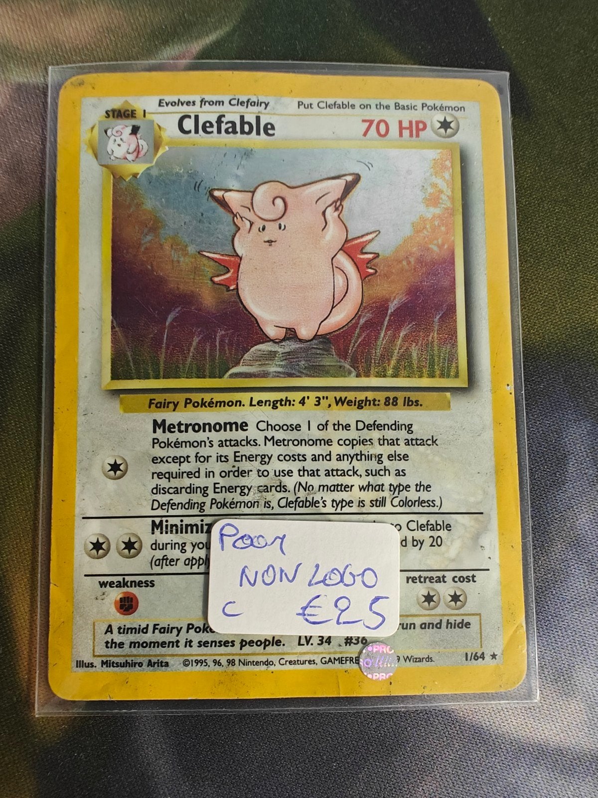 Pokémon no symbol jungle 1/64, Ophalen of Verzenden