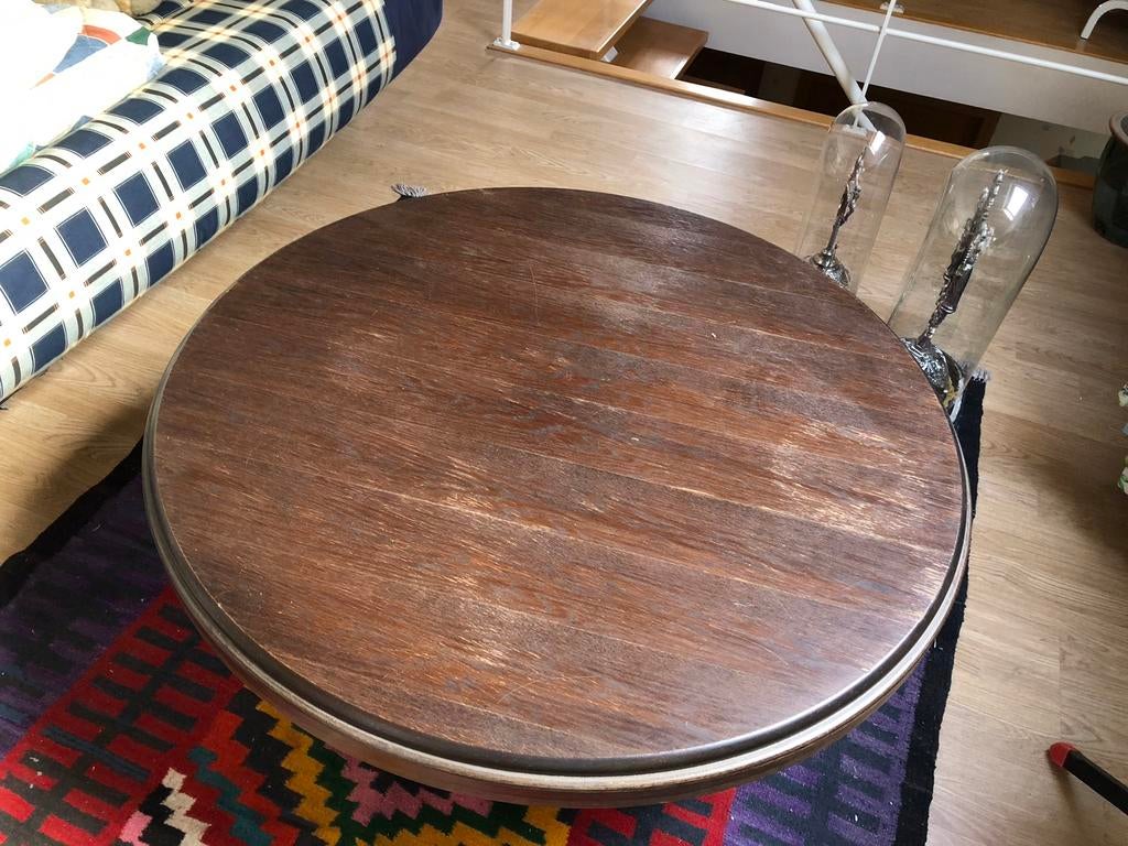 Eijen salontafel bruin, Antiek en Kunst, Ophalen