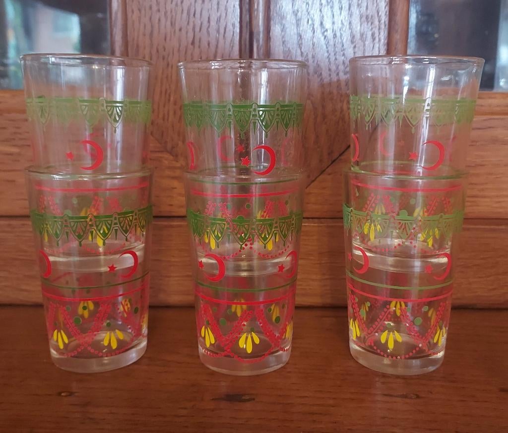 Verres Thé à la menthe (6) - Décoration orientale, Enlèvement, Neuf, Verre ou Verres