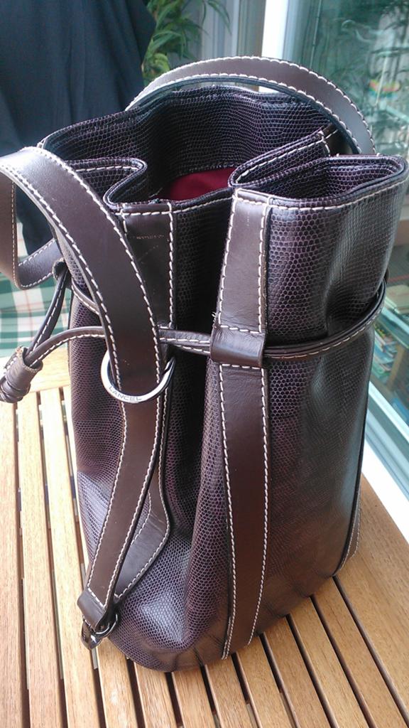 Lancel sac sceau aubergine, Enlèvement ou Envoi, Comme neuf