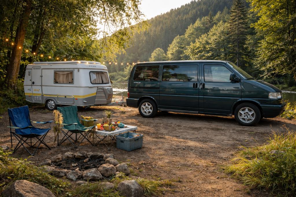 🔆🔆🔆 ERIBA CARAVAN TE HUUR / RIJBEWIJS B 🔆🔆🔆, In bos