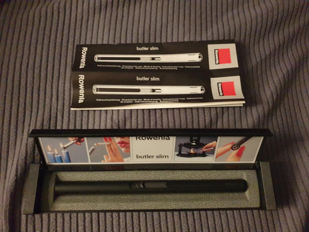 Rowenta butler slim universele gas Aansteker retro nieuwe, Verzamelen, Ophalen of Verzenden, Nieuw, Aansteker