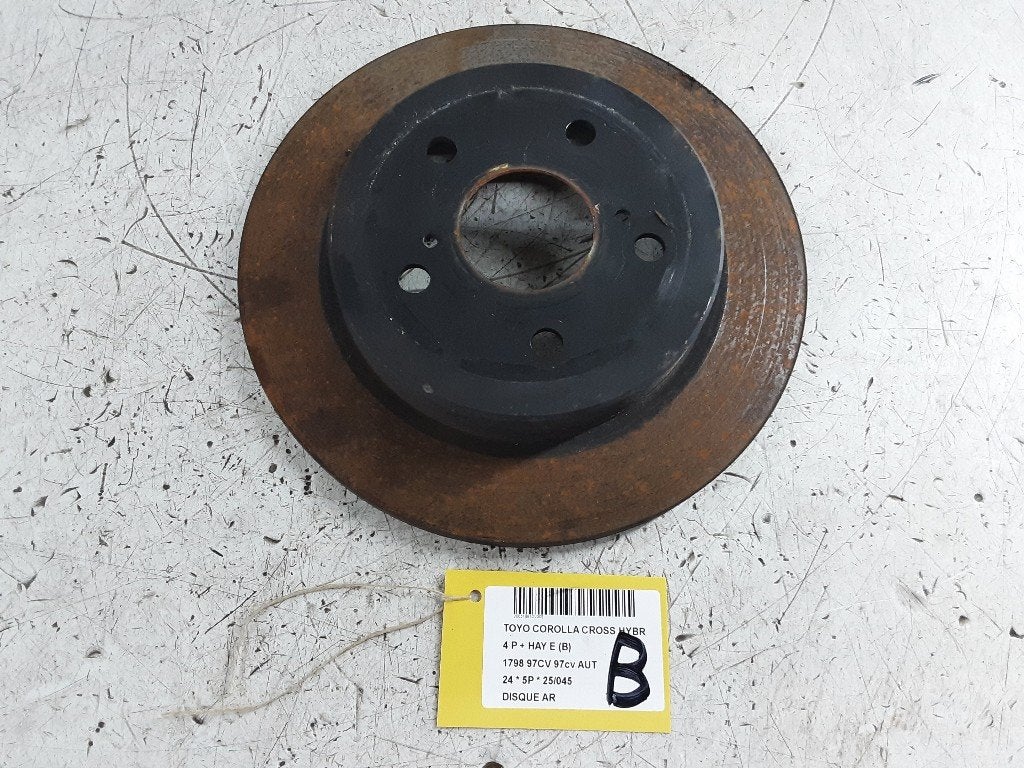FREIN DISQUE ARRIÈRE Toyota Corolla Cross (01-2020/-), Kundenbetreuung@toyota.de, Toyota, Utilisé, Toyota-Allee 2
50858  Köln, DE