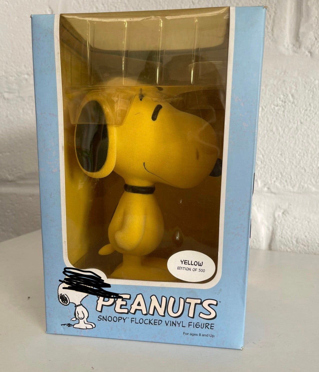 RARE Dark Horse Peanuts Snoopy 8" Flocked Vinyl Figure –, Ophalen, Zo goed als nieuw