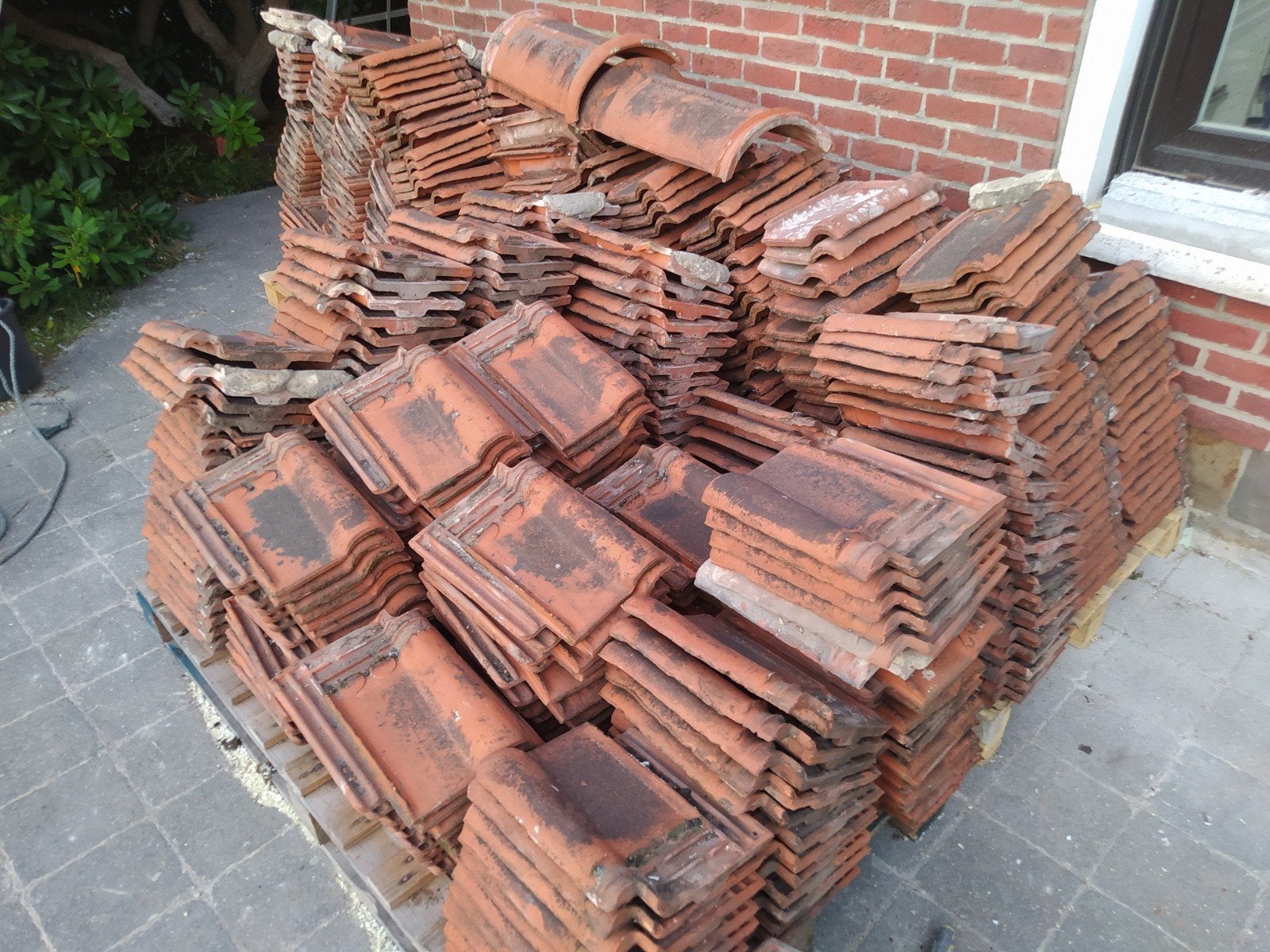 Pottelberg Courtrai-tegels, Ophalen, Gebruikt, Steen of Klei, 15 m² of meer