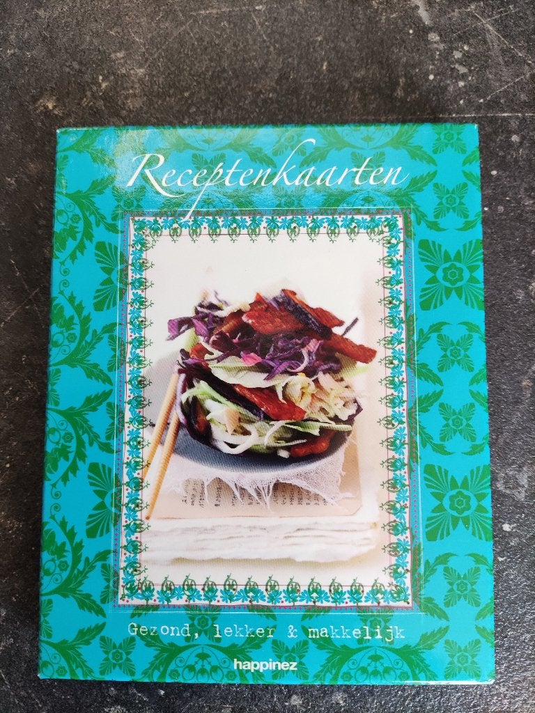 receptkaarten Happinez in perfecte nieuwstaat, Ophalen of Verzenden, Zo goed als nieuw