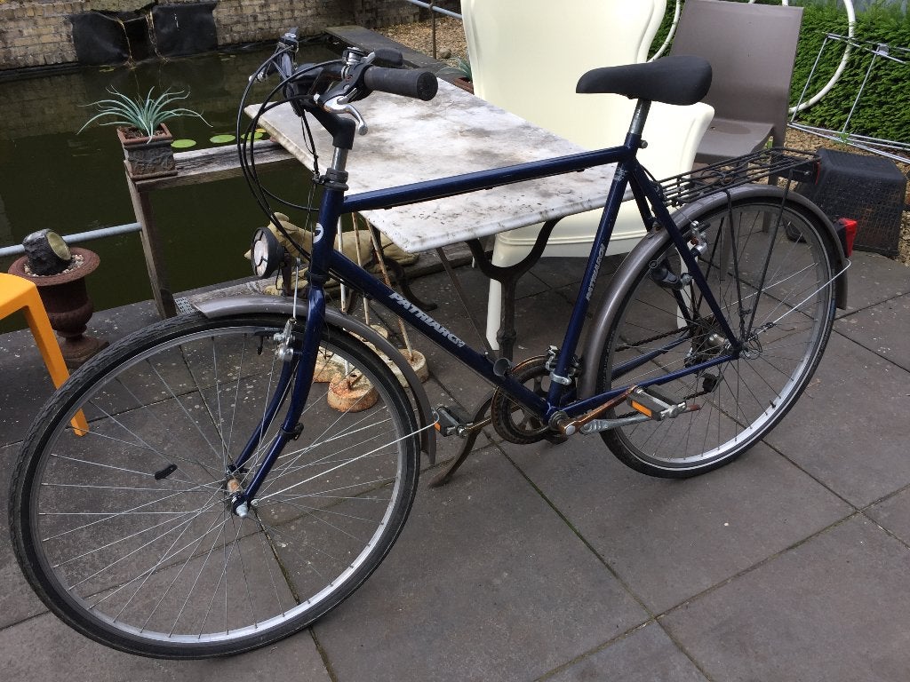 Studentenfiets maat M, Gebruikt, Velgrem, Versnellingen, 53 tot 57 cm