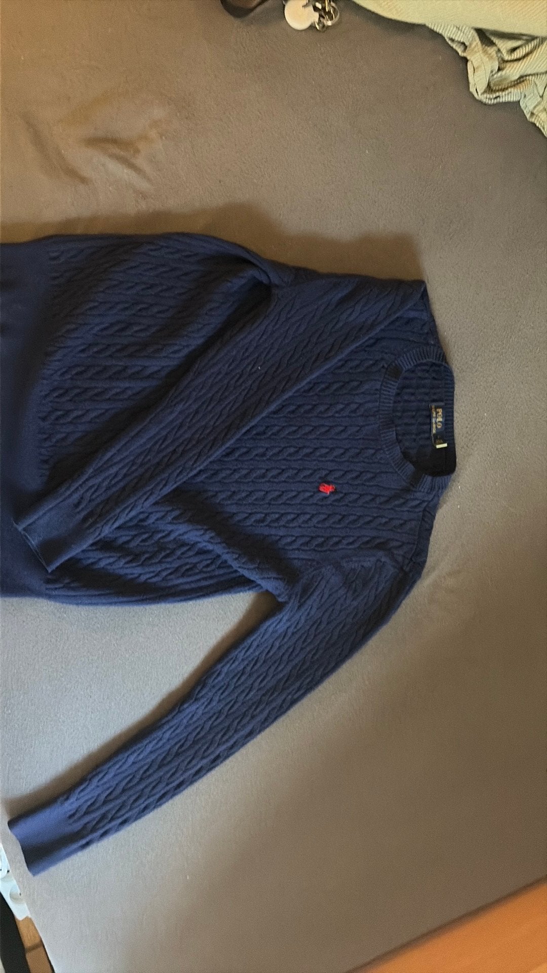 Polo - ralph lauren trui donker blauw, Vêtements | Hommes, Packs de vêtements pour hommes, Enlèvement ou Envoi, Comme neuf, Taille 48/50 (M)