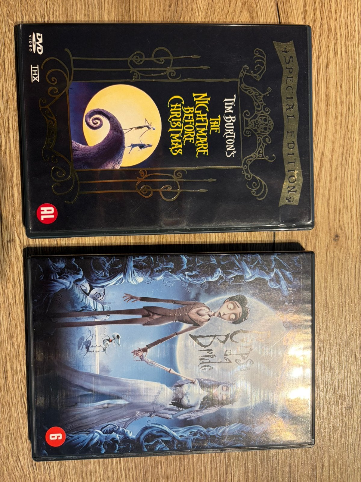 DVD: Tim Burton’s Nightmare before Christmas & Corpse Bride, Ophalen of Verzenden, Zo goed als nieuw, Fantasy