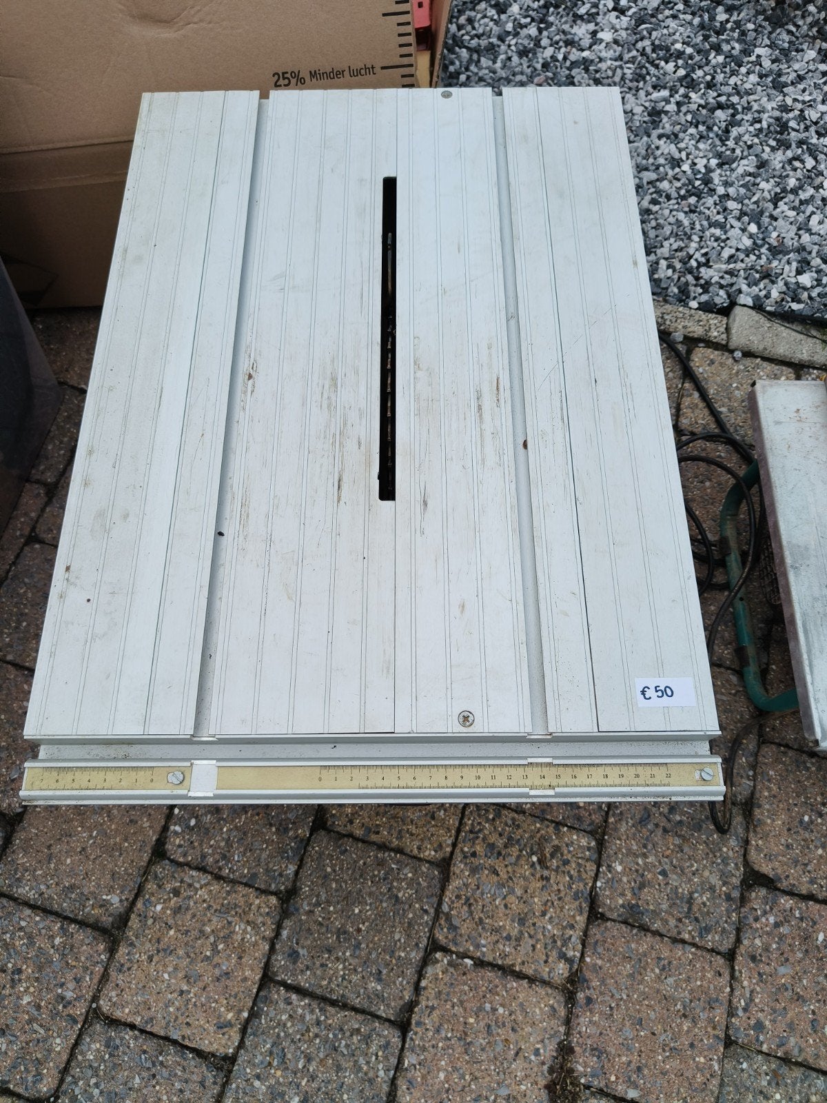 Tafelzaag, Doe-het-zelf en Bouw, Ophalen, Gebruikt, 1200 watt of meer, Cirkelzaag
