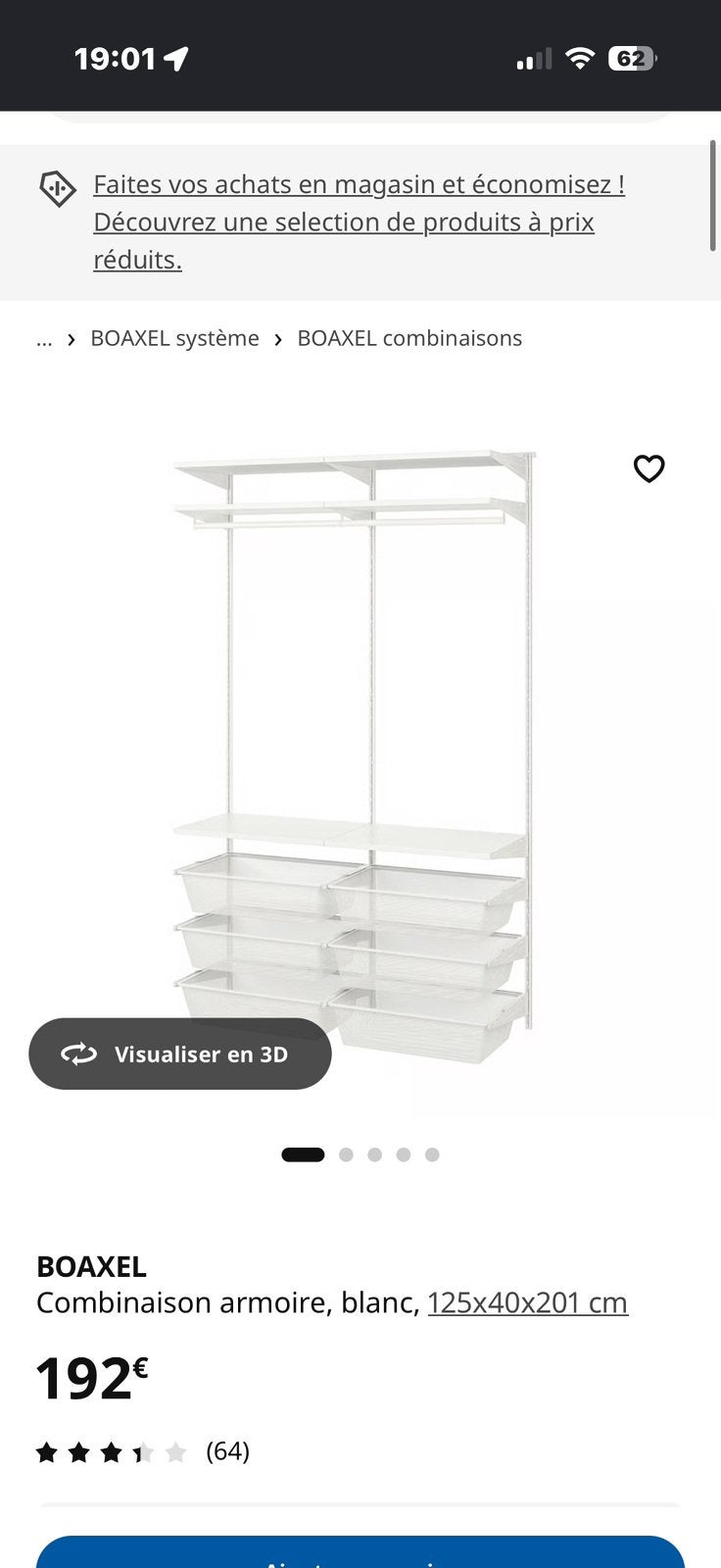 Garde de robe, Enlèvement ou Envoi, Comme neuf