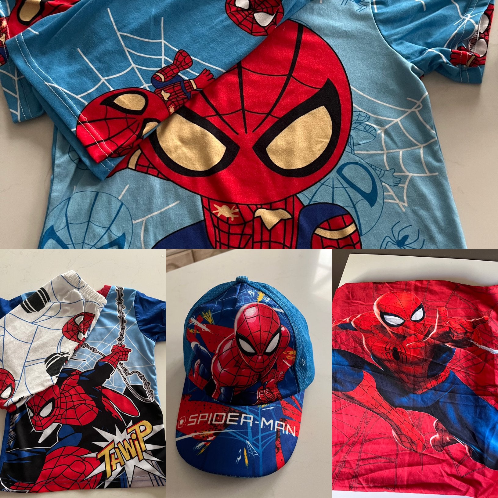 Spiderman pyamas dekbed pet, Ophalen, Zo goed als nieuw