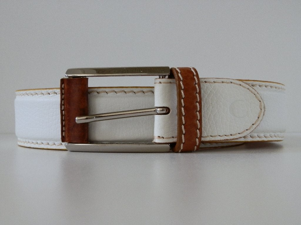 Ceinture Canali, Cuir véritable, Enlèvement ou Envoi, 90 à 100 cm, Canali