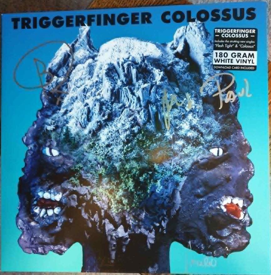 lp: TRIGGERFINGER - COLOSSUS -  (nieuw) white vinyl -180gr, Cd's en Dvd's, Vinyl | Rock, Nieuw in verpakking, Beschermende buitenhoes