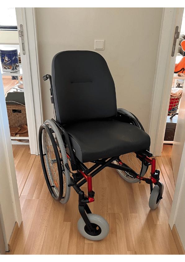 Rolstoel Breezy Rubix 2, Ophalen, Inklapbaar, Zo goed als nieuw, Handbewogen rolstoel