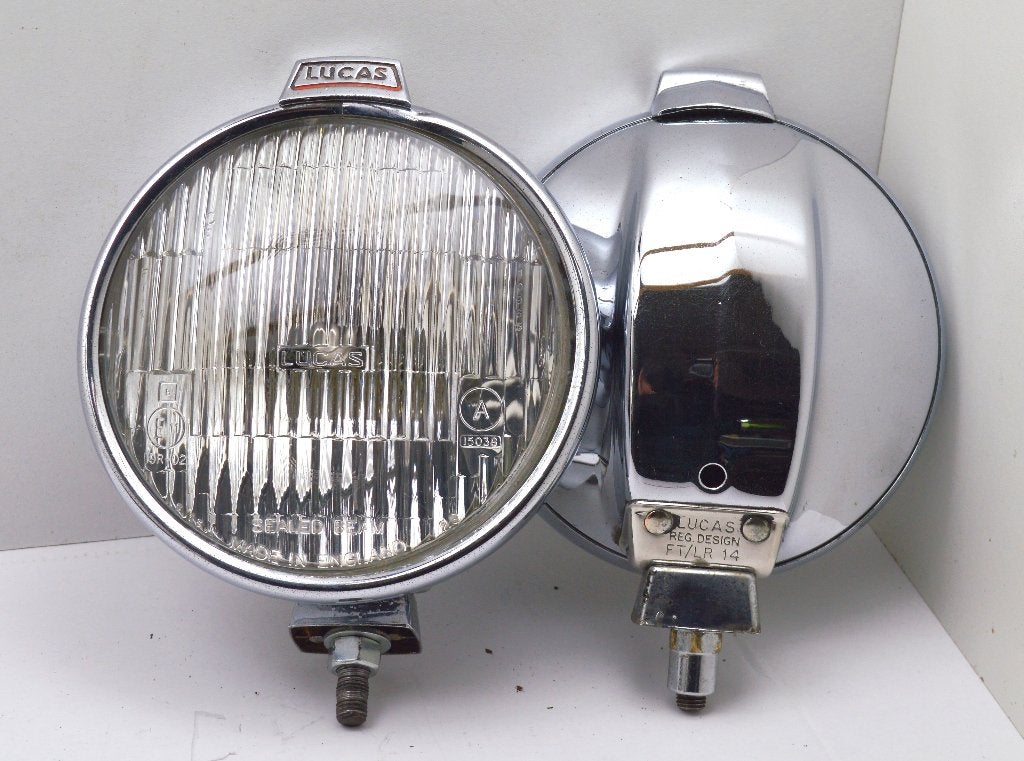 Phares antibrouillard Lucas FT/LR14 rallye voiture classique, Enlèvement ou Envoi, Utilisé, Mini