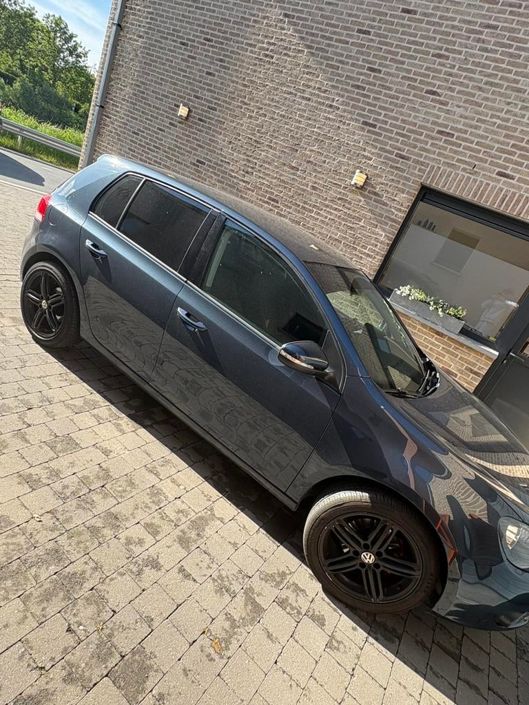Volkswagen golf VI 2011 153093km, Auto's, Stof, Blauw, 5 deurs, Onderhoudsboekje