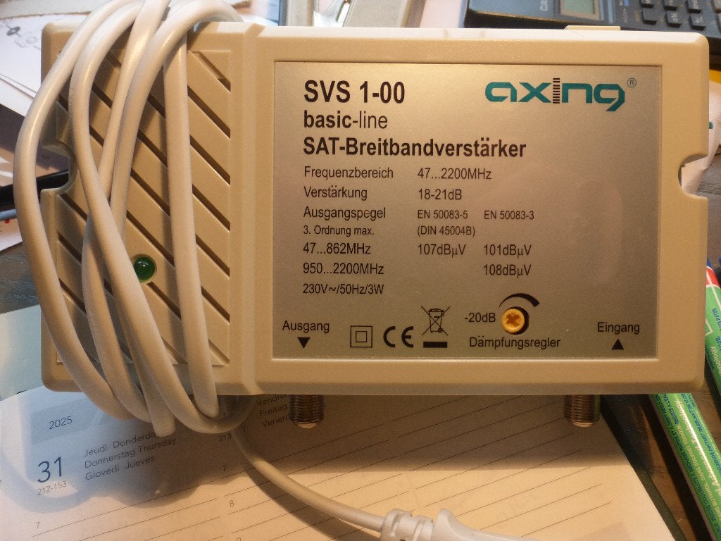axing SVS1-00 signaal versterker, Ophalen of Verzenden, Nieuw