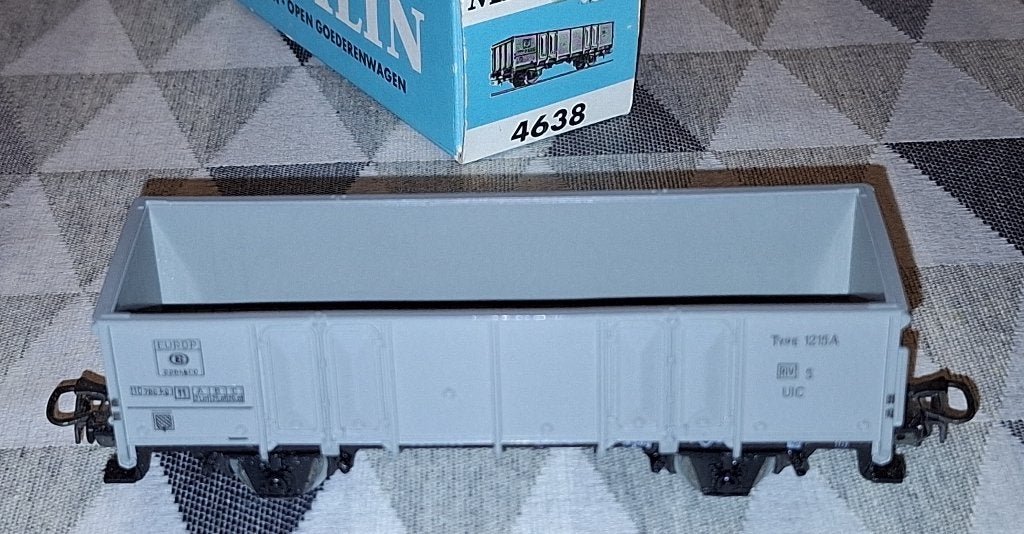 Märklin HO 4638 hoogboordwagon Europ SNCB, Enlèvement ou Envoi, Comme neuf, Wagon, Märklin