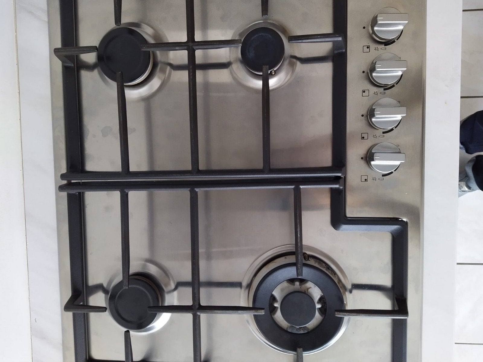 Taque, Gaz, 4 zones de cuisson, Comme neuf, Enlèvement