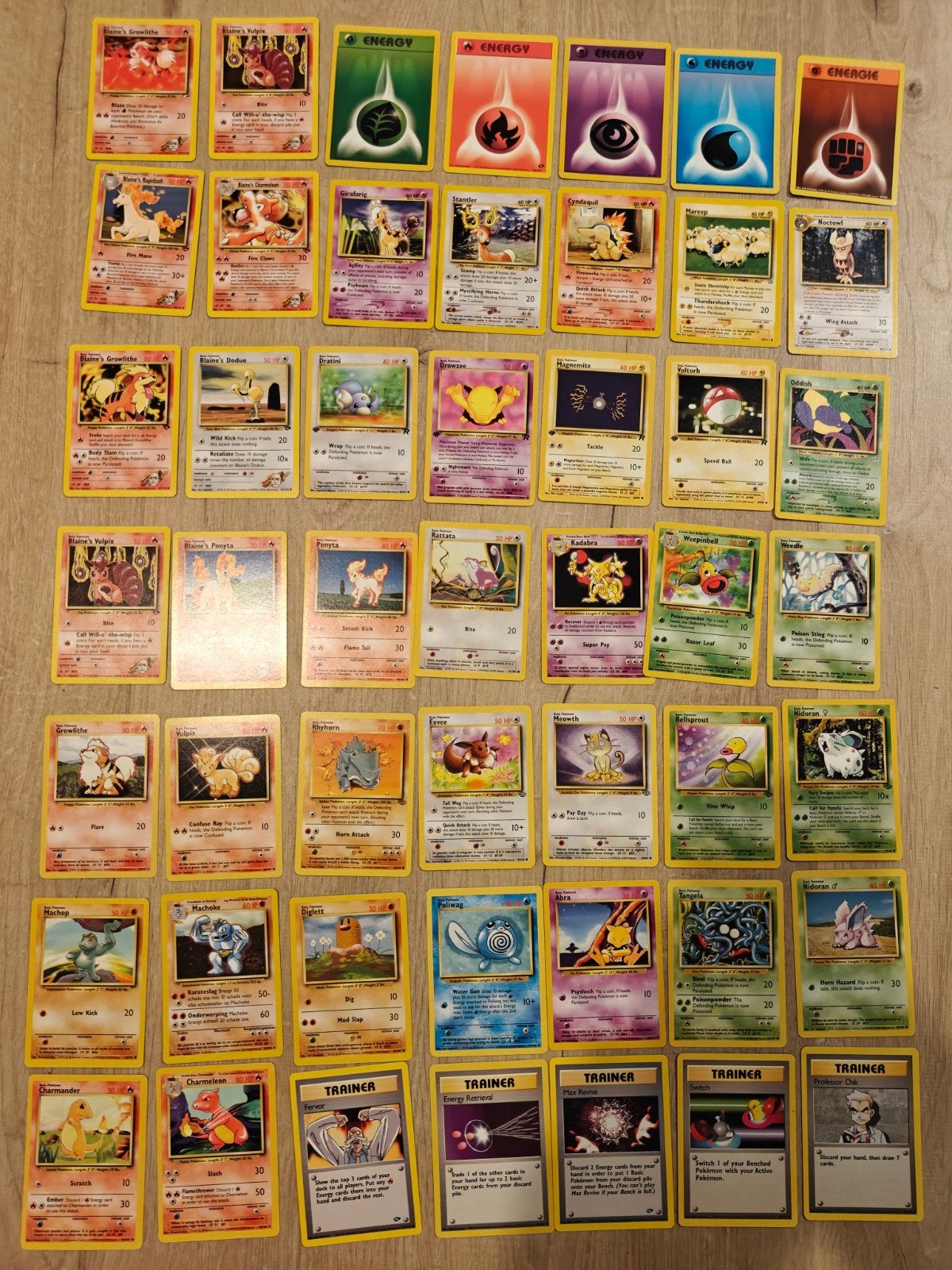 Pokémon WOTC kaarten vintage, Ophalen of Verzenden, Nieuw, Meerdere kaarten, Foil