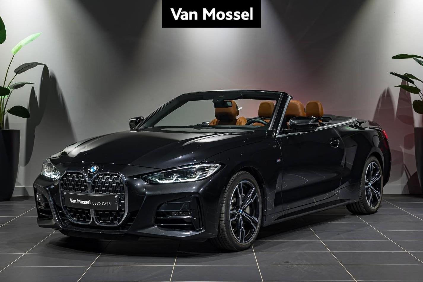 BMW 4 Reeks Cabrio 430i 245 pk M-PACK | NEKVERWARMING | HARM, Auto's, Automaat, Gebruikt, Euro 6, 4 cilinders