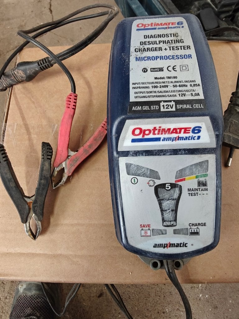 Batterlijlader Optimate, Autos : Pièces & Accessoires, Enlèvement ou Envoi, Utilisé