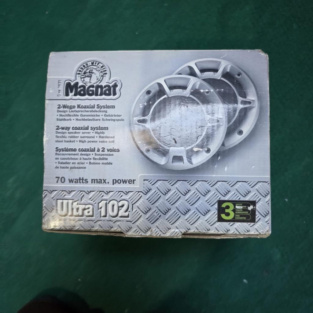 Magnat Ultra 102 Autospeakers – Nieuw in doos – 10 cm (Set), Ophalen