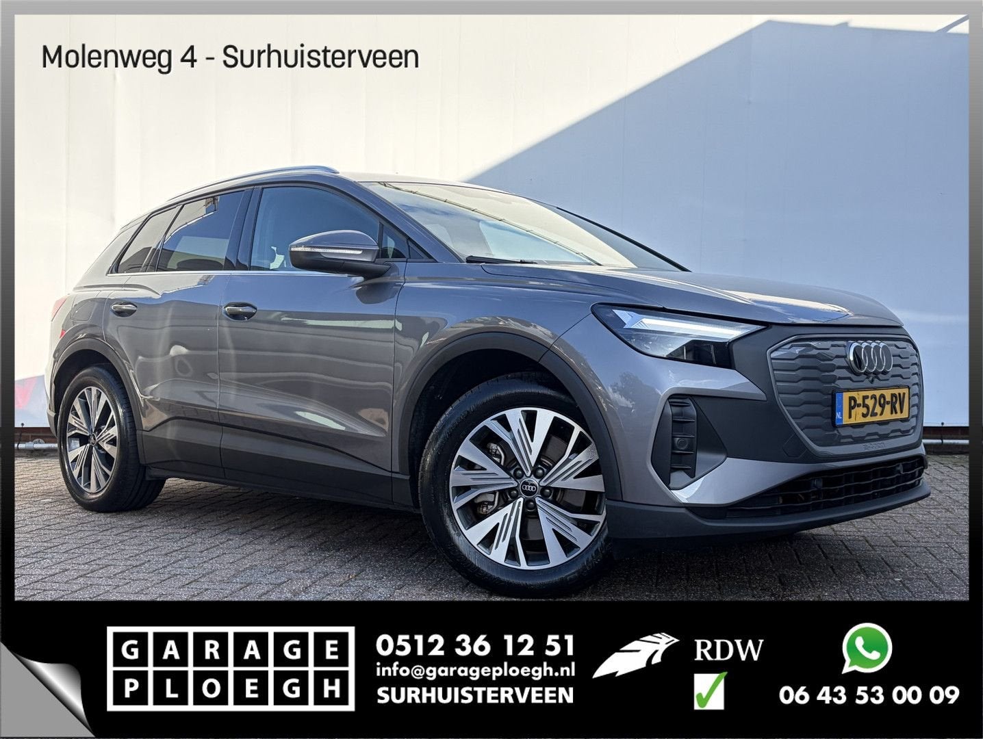 Audi Q4 e-tron 40 Edition 77 kWh Keyless Carplay Stoelverw., Autos, Argent ou Gris, Achat, Entreprise, Electronic Stability Program (ESP)