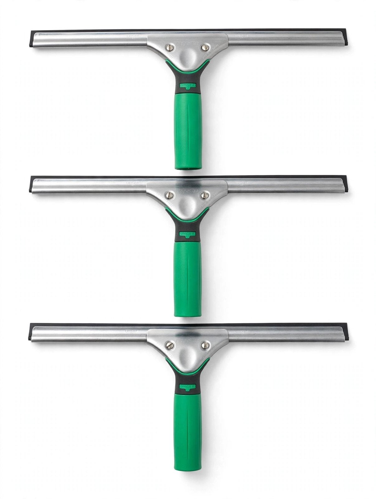 Lot de 3 Raclettes à Vitres Pro UNGER ErgoTec - Inox, Maison & Meubles, Enlèvement