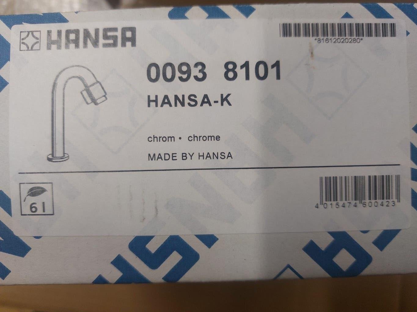 Hansa koudwaterkraan Hansa Nova, Tuin en Terras, Ophalen of Verzenden, Nieuw