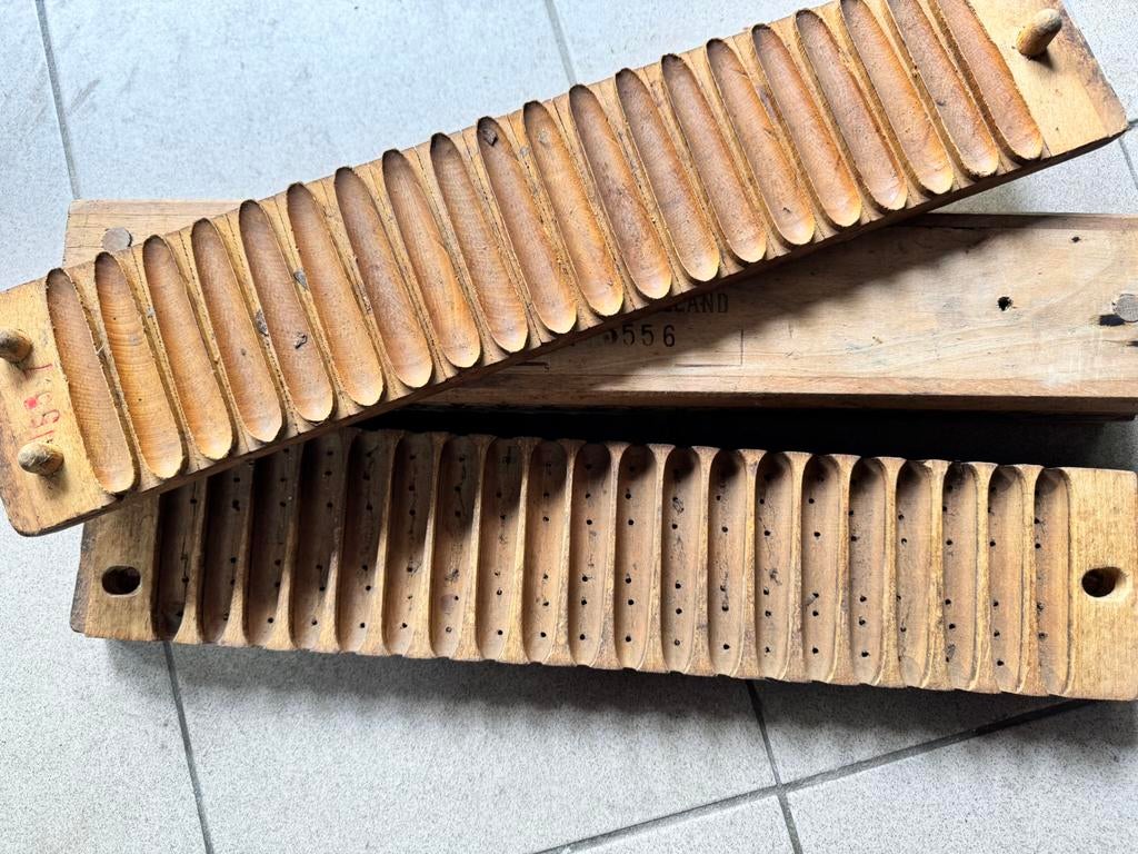 Oude sigarenpers, Ophalen