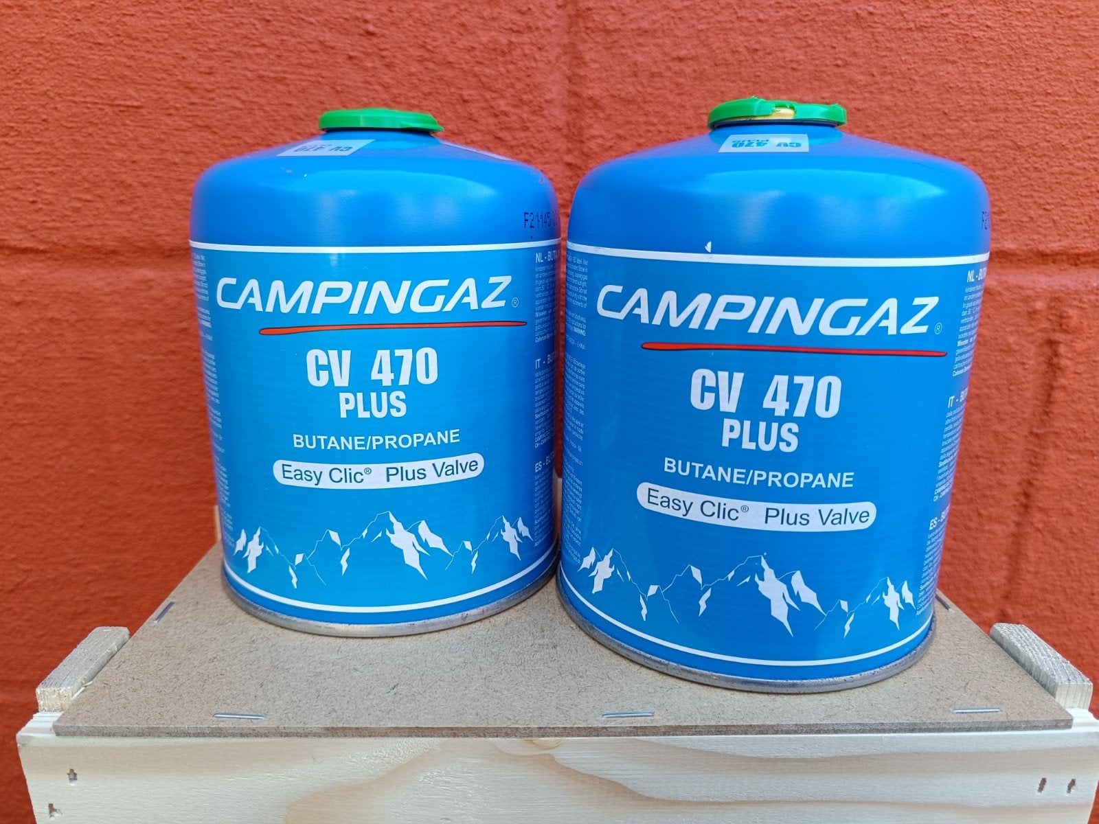2x gasfles voor kamperen Campingaz CV 470+ easy clic valve, Caravans en Kamperen, Ophalen, Nieuw