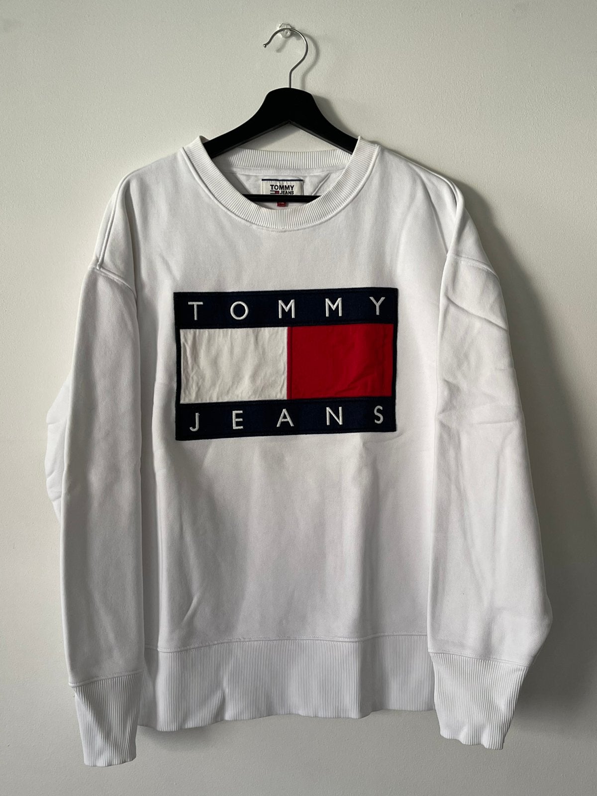 Trui van Tommy Hilfiger, Verzenden, Zo goed als nieuw, Maat 56/58 (XL), Wit