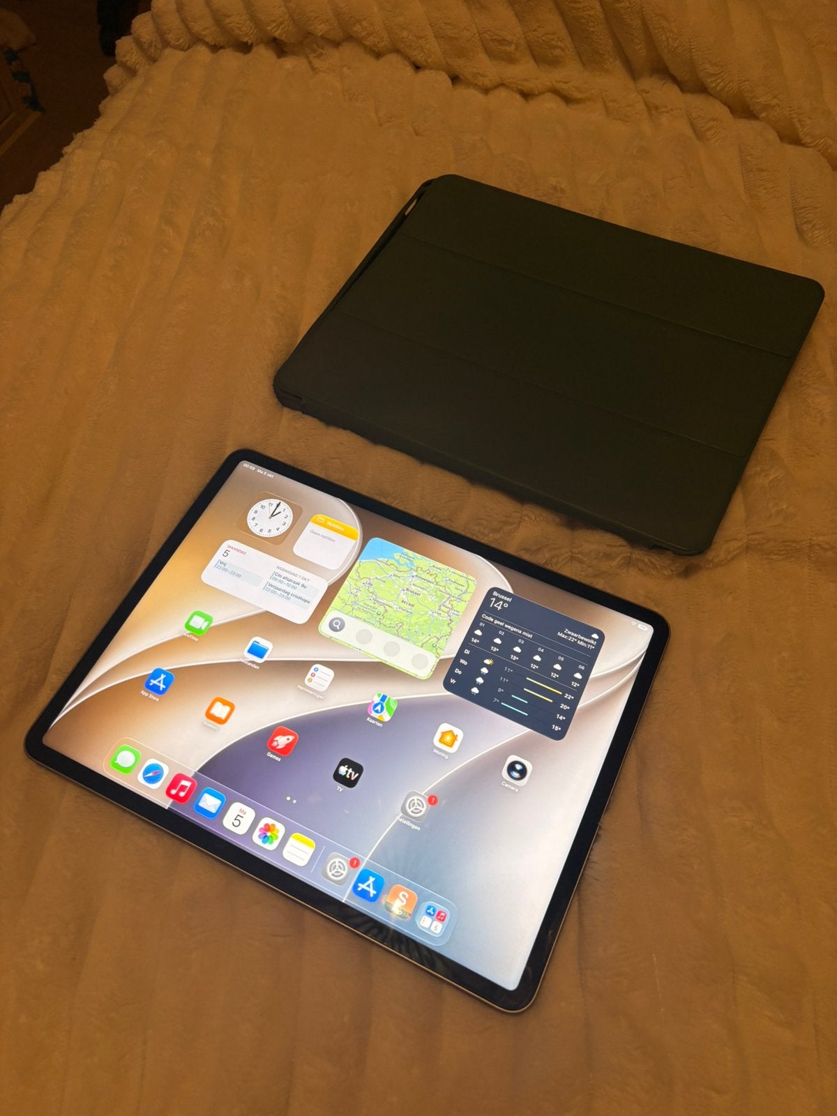 iPad Pro 2022 M2 12,9 pouces 128 Go, Informatique & Logiciels, Gris, 12 pouces, Comme neuf, Enlèvement